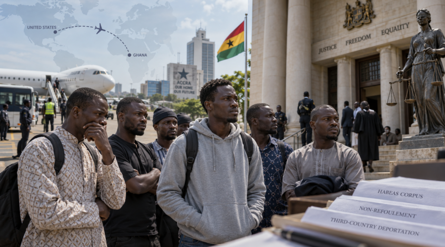 11 West African Deportees Challenge Detention in Ghana After U.S. Third-Country Deportations