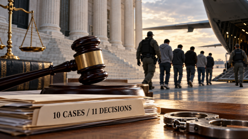 Ten Cases, Eleven Decisions: What Courts Have Said About Removal as Punishment