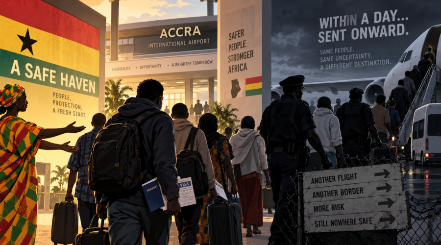 Ghana Offered a Safe Haven. What the July 31 Flight Met Instead