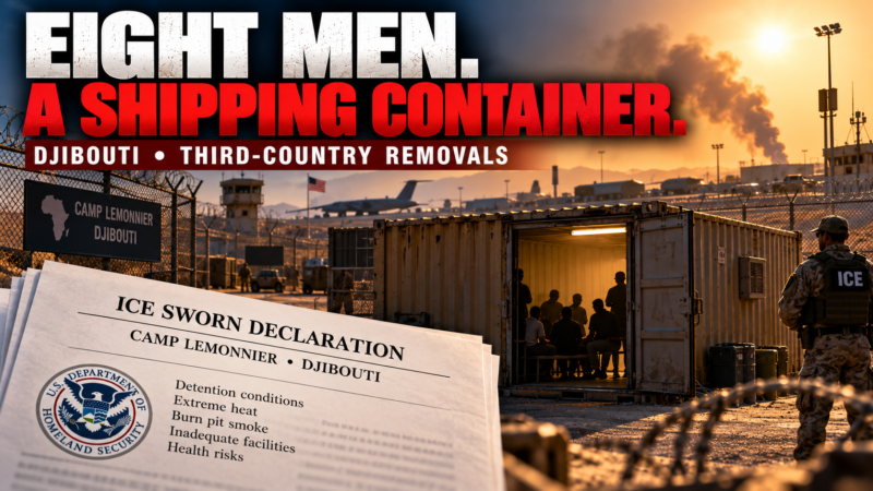 Before Ghana, Djibouti: What ICE’s Own Declaration Says About U.S. Third-Country Removals