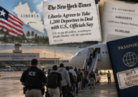Liberia Agreed to Take 1,200 People Who Are Not Liberian. The Times Reported a Five Million Dollar Payment.