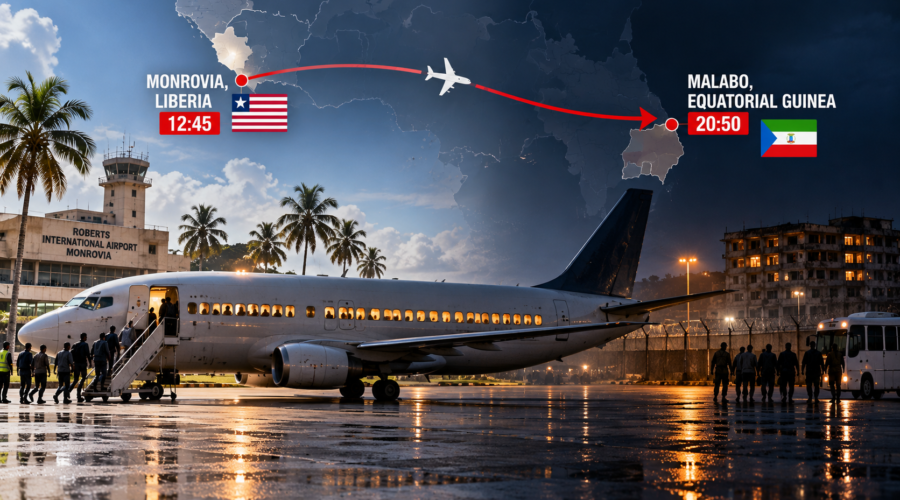 The Plane Landed in Monrovia at 12:45. By Evening It Was in Malabo.