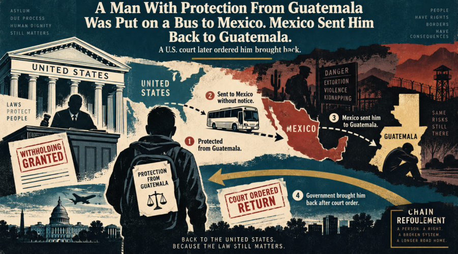 A Man With Protection From Guatemala Was Put on a Bus to Mexico. Mexico Sent Him Back to Guatemala.