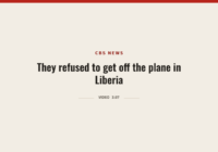 They Refused to Leave the Plane in Liberia. Reuters Has Now Said Where They Went.