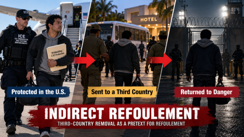 Third-Country Removal Is a Pretext for Refoulement. The United States Is Sending People Its Judges Protected Back to Torture and Persecution Through Transit Countries in Africa and Latin America.